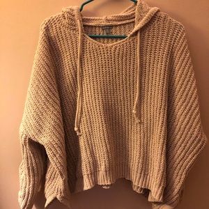 Nude over sized sweater